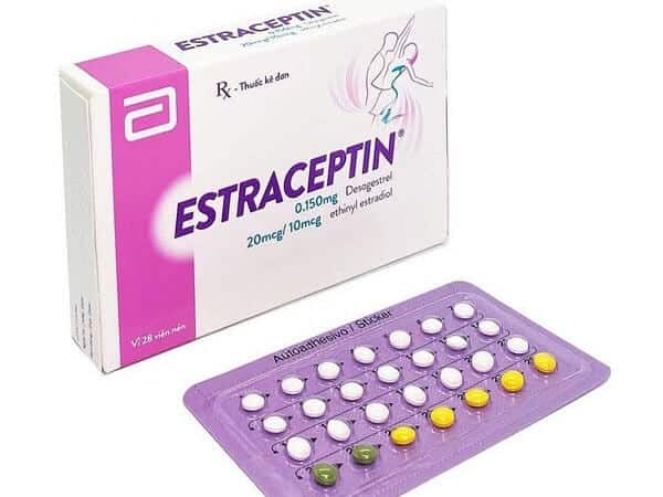 Viên nén bao phim tránh thai Estraceptin