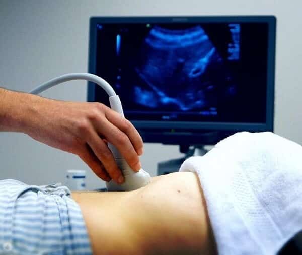 Siêu âm, đầu dò chẩn đoán u nang buồng trứng lúc mang thai