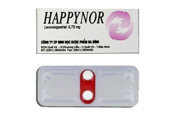 Thuốc tránh thai khẩn cấp Happynor 0,75mg