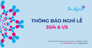 Thông báo lịch nghỉ Lễ 30/4 và 1/5